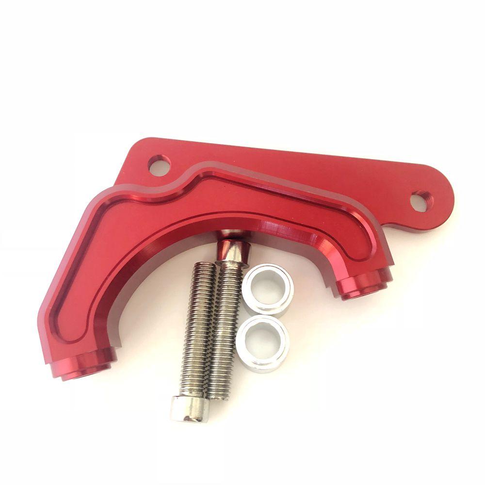 

Motorcycle 82mm Brake Caliper Bracket Adapter For RPM Adelin 82mm Radial Caliper For Honda Dio With 220mm Brake Disc Modified красный