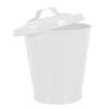 Creative Small Garbage Bin Desktop Trash Can Cute Covered Waste Container for Kitchen Bathroom Office Flower Pot Storage