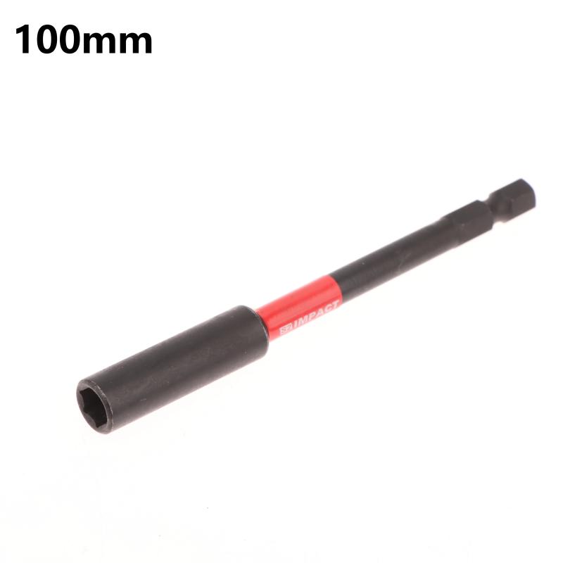 Nárazový magnetický držák prodlužovacího bitu Černý 60 mm/1/4" Šestihran Odolný proti rzi Odolné Příslušenství nářadí