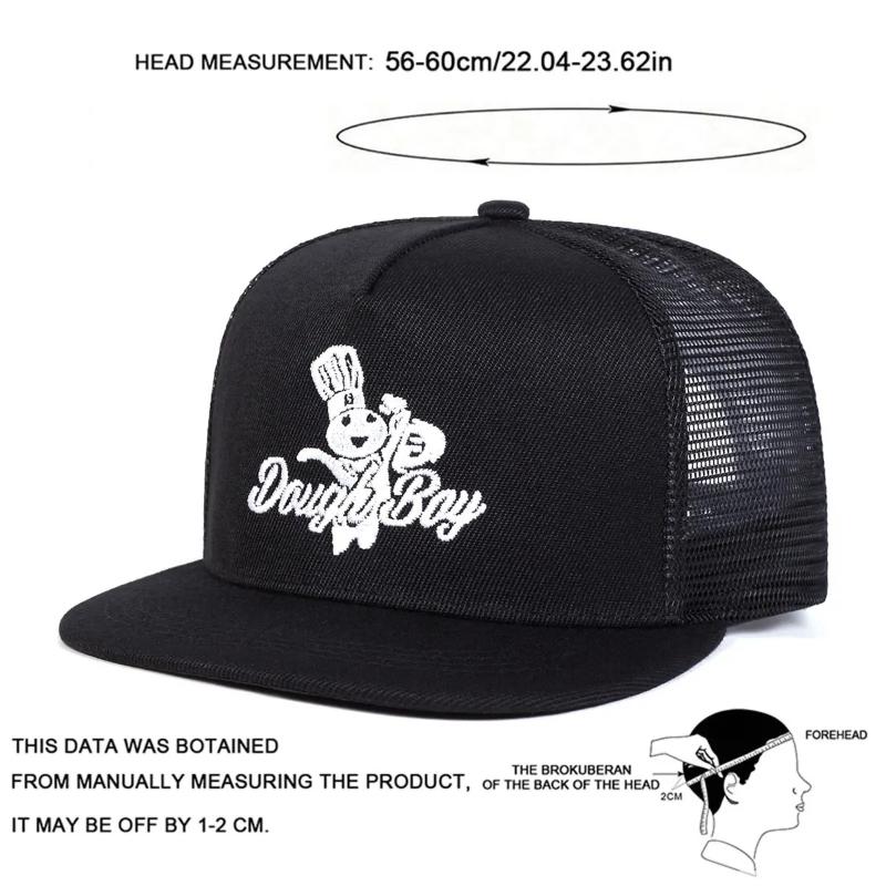 Casual Baseball Caps Sunscreen Hat Unisex Daugh Boy Letter Embroidery Stitched Stitching Hip-Hop Net Hats Spring Summer Outdoor Adjustable