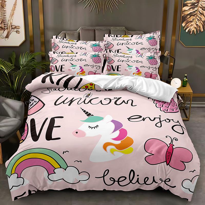 Fashion technology,3D Digital Printed Bedding, Duvet Covers, Pillowcases