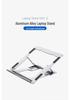 Six-Speed Aluminum Laptop Stand: Folding, Stable Desktop Riser