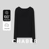 Chaber Long Sleeve Merino Wool Base Layer Sweater