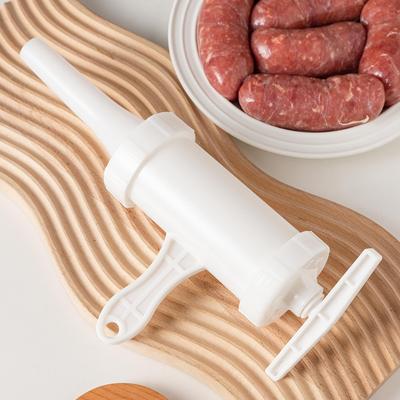 Fabricante de salsichas Enchedor de salsichas Pistola de carne seca Seringa manual para carne Feito em casa Ferramenta para salsichas caseiras Ferramenta para salsichas pequenas Enchimento de salsichas
