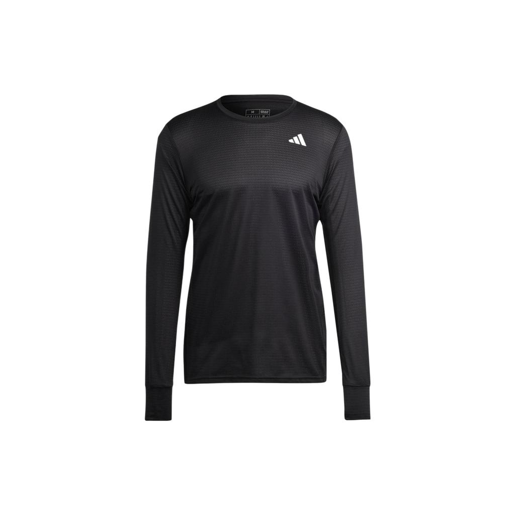 Adidas T Shirts Men's Black Crew Neck Moderate Straight Fit HM8436