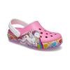 Crocs Classic Clog Fun Academy Unicorn Comfortable Daily Kids Sandals Kids Sandals Rose-Pink 207071-669