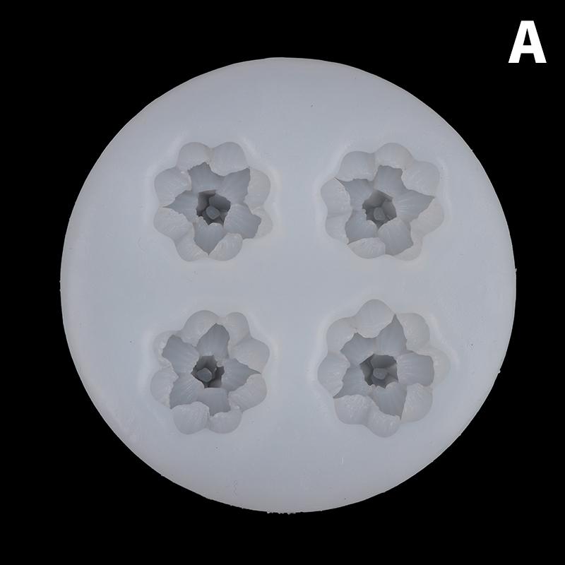 1Pc Mini Cherry Blossom Peach Blossom Silicone Mold Diy Mousse Cake Fondant Baking Tool Gypsum Glue Resin Clay Decoration Mold