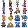 16-Piece Zootopia Cartoon Shoe Charms Set for DIY Sandals and Slippers