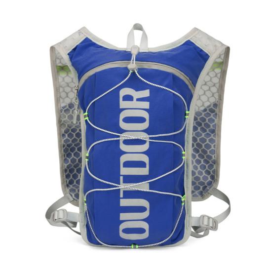 Hydration Backpack Multi-Pocket Water Backpack with Hydration Bladder Reflective Strip Hydration Pack for Hiking Running Cycling