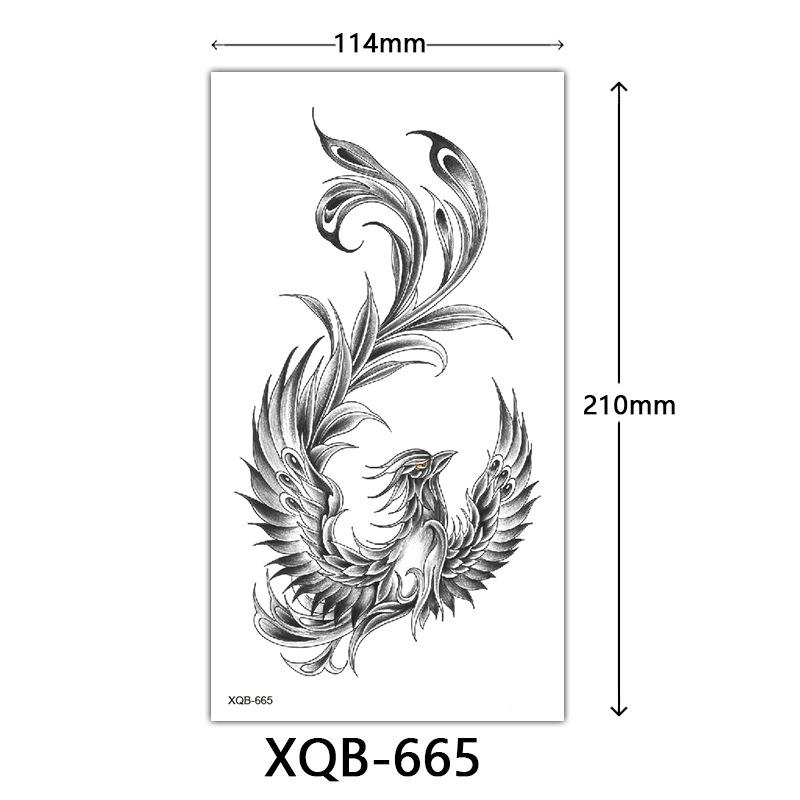 Small Full Arm Tattoo Sticker, Flower Letters, Plain Flower Tattoo Sticker Tattoo