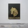 Arabic Calligraphy Decorative Painting Muslim Horse Posters Gold Quran Wall Art Islamic Horse Prints for Living Room Decor