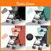 Kids Stroller Ultra Lightweight Foldable Convertible Seat One Button Rotation