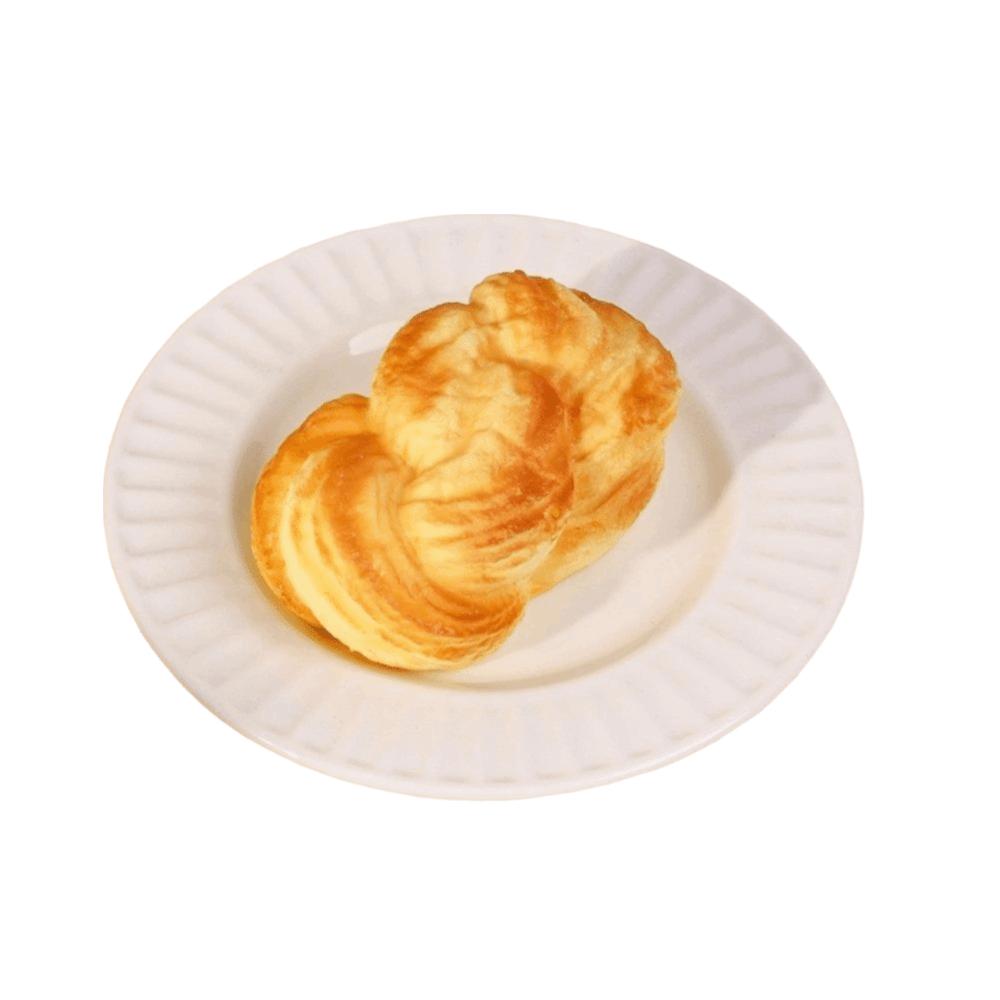 Soft Simulated Cheese Bun Stress Relief Slow Rising Toy Bread Squishy Toy for Adults Kids Gift