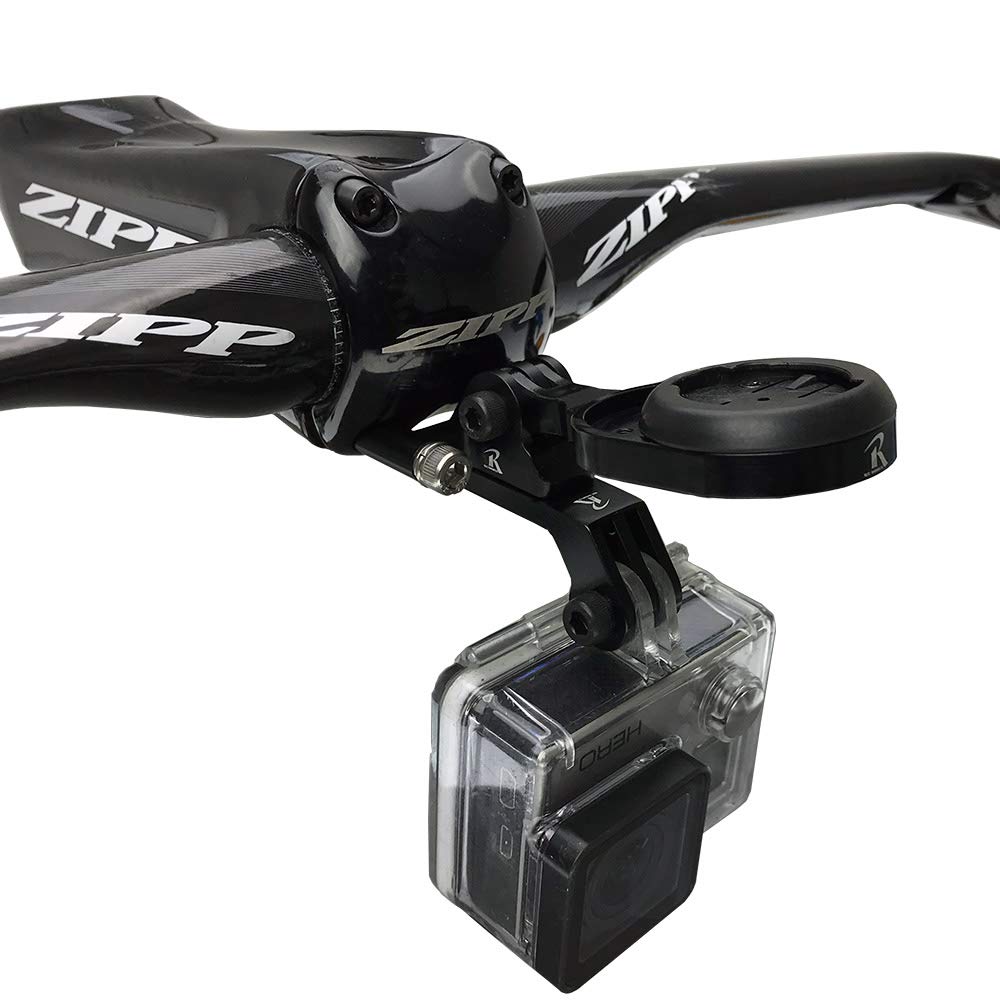 ZIPP SL Sprint Stem Type Combo Mount with 10 Compatible with and Polar [RecMount] (Compatible Brands) - Garmin, Cateye, Pioneer, Lezyne, Wahoo,