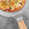 Lopatka na pizzu z nerezové oceli Velká kulatá lopatka Kuchyňská trouba Špachtle na pizzu Široký povrch Bezpečné nástroje na pečení pro domácí restaurační pekárnu