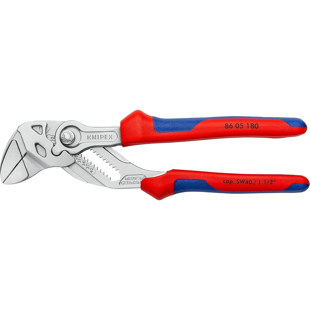KNIPEX KNIPEX 8605-180 PLIER WRENCH