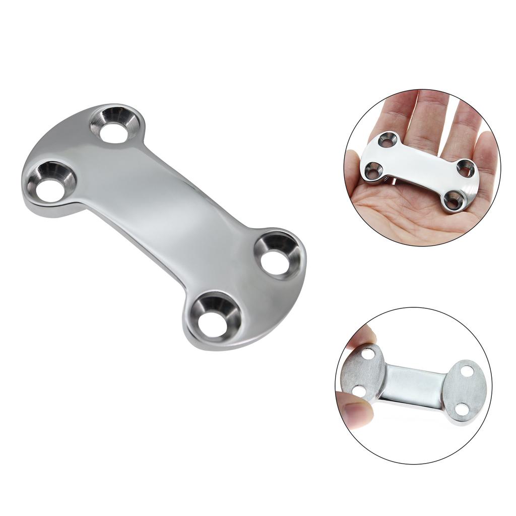 1/2/5PCS Marine Boat Belt Cam Buckle Plate Stainless Steel Durable Strap Fixing Cam Buckle For Sailing Yacht Accessories