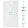 SLS WiFi RF Smart Remote Control Touch Light Switch for Tuya 220V No Neutral 1 Gang Glass Panel 10A 240V for Australia and US