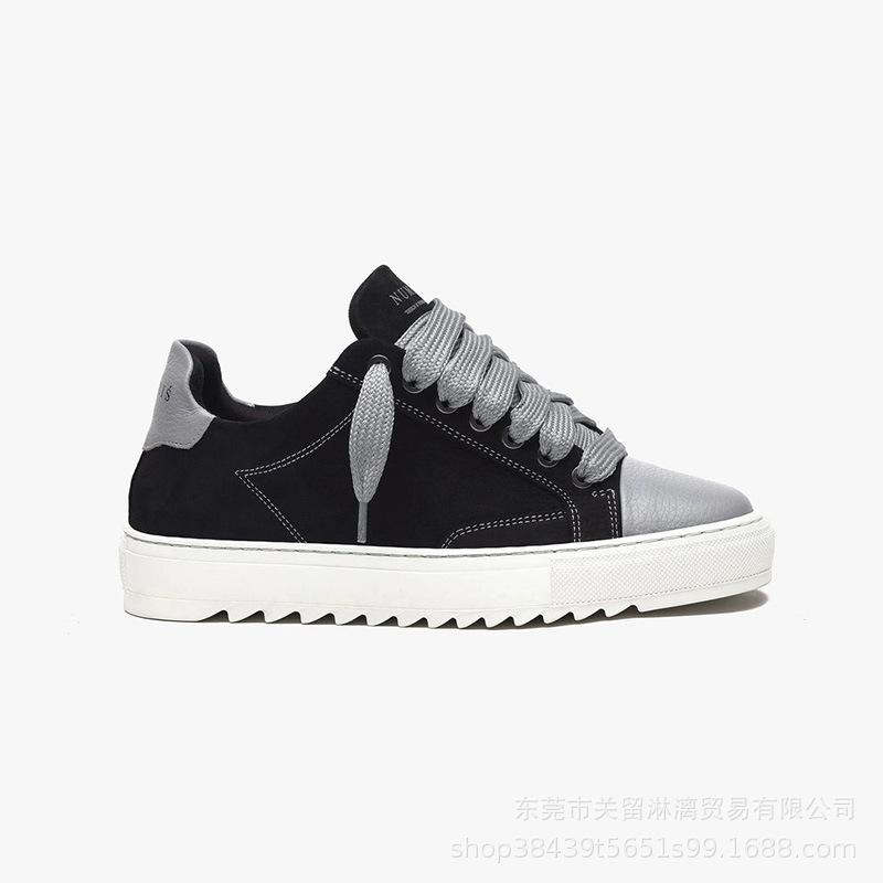Men'S Shoes Japanese Style Idle And Versatile Flat-Soled Canvas Shoes Lace-Up Skateboard Sports Shoes Men