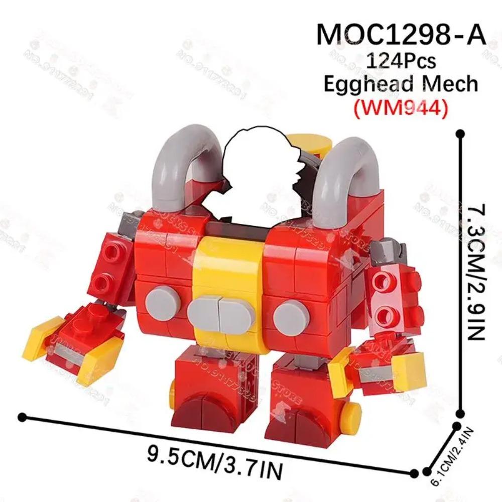 Kreativní série Sci-Fi Mecha Modely letadel Stavební bloky Hra Kreslené vybavení MOC Dekorace Montážní kostky Hračky pro děti