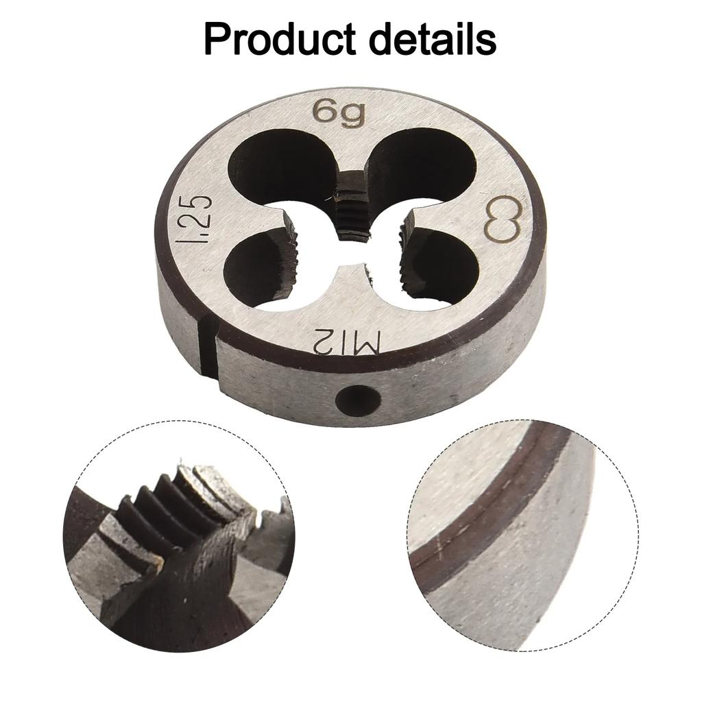M 12 x 1 25 HSS Metric Tap and Die Set High Speed Steel Right Hand Thread Smooth and Polished Faucet and Package