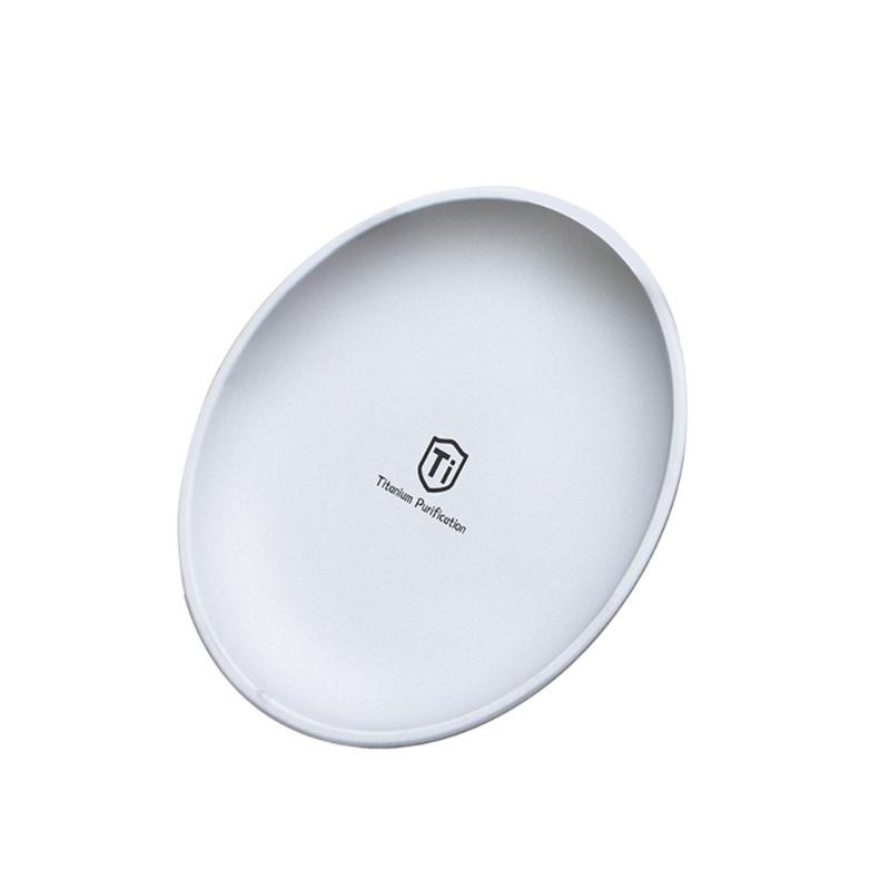 

Premium Stainless Steel Camping Plate Safe Food Plate with Light Weight And Easy To Clean Design Meal Tray Tableware S 14cm