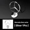 3D Metal Bonnet Badge Car Hood Front Chrome Logo Benz Marking For Benz W203 W206 W220 W205 W211 W212 W201 W210 W108 W168 GLC GLA JR9