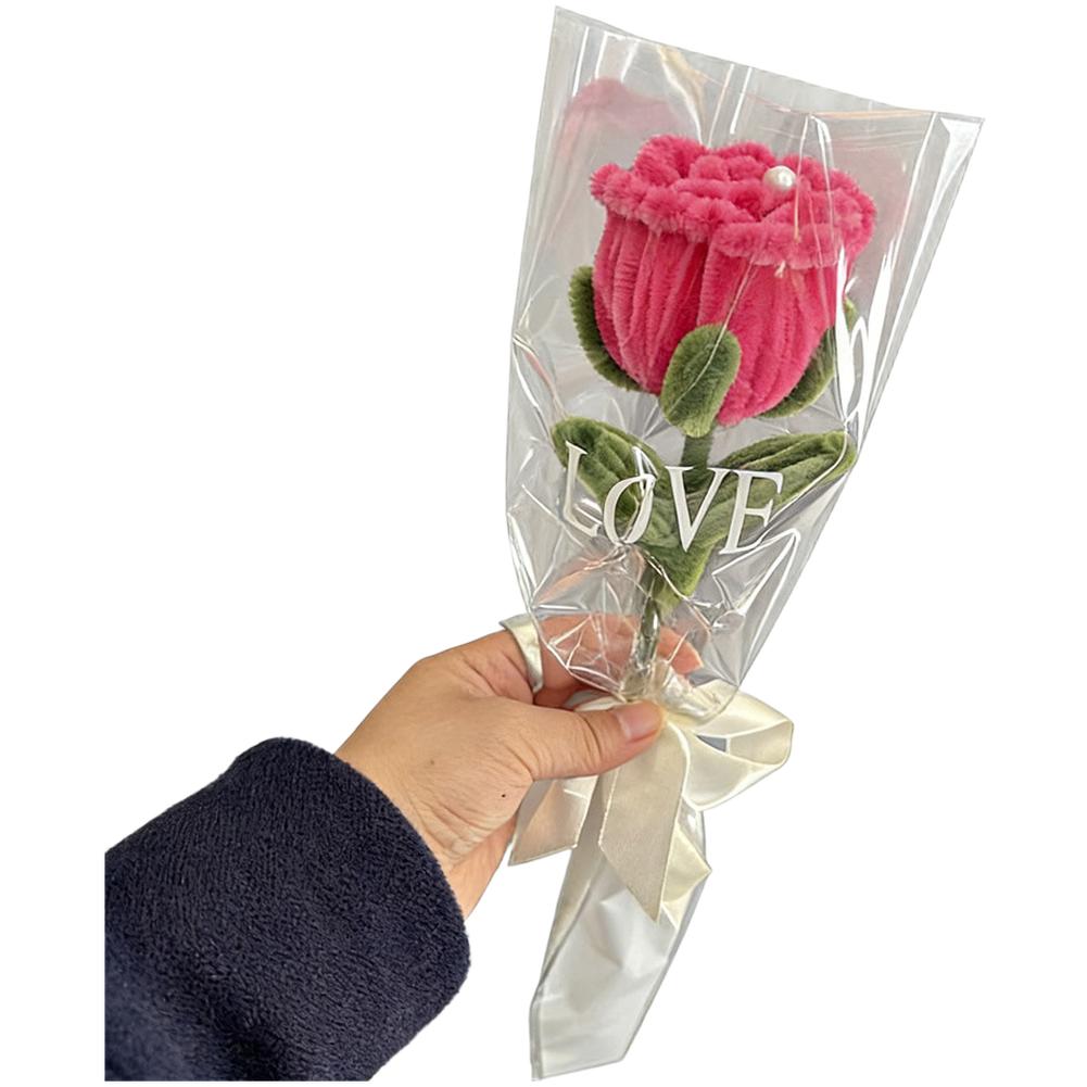 Crochet Rose Bouquet Handmade Rose Bouquet Delicate Design