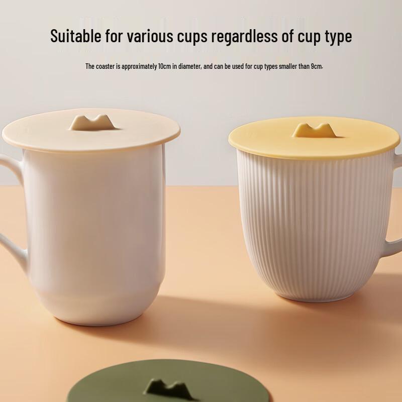 Baijie Universal Silicone Cup Lids (2-Pack)
