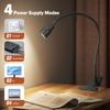 LED Zoomable Reading Lights USB Clamp Book Light Flexible Gooseneck Read Night Light Adjustable Book Lamp Studing Reading Lamp