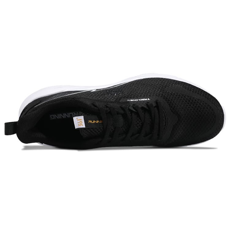 361 Casual Cushioning Breathable Abrasion Resistant Slip Resistant Low Top Running Shoes Men's Black 672112221-3