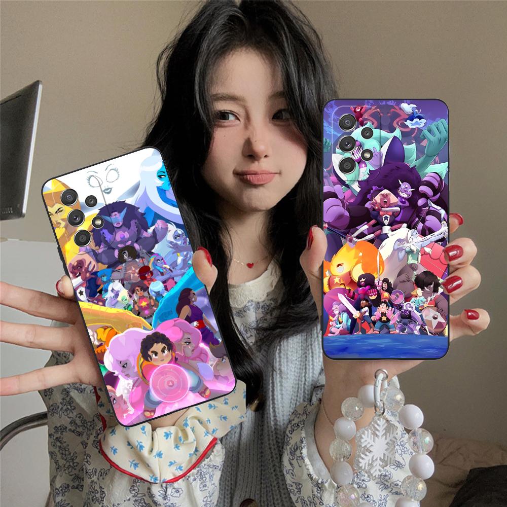 Steven Universe Mobile Phone Case for Samsung Galaxy M55 54 42 35 34 33 32 23 22 15 14 13 12 F55 5G Colour Protective Cellphones