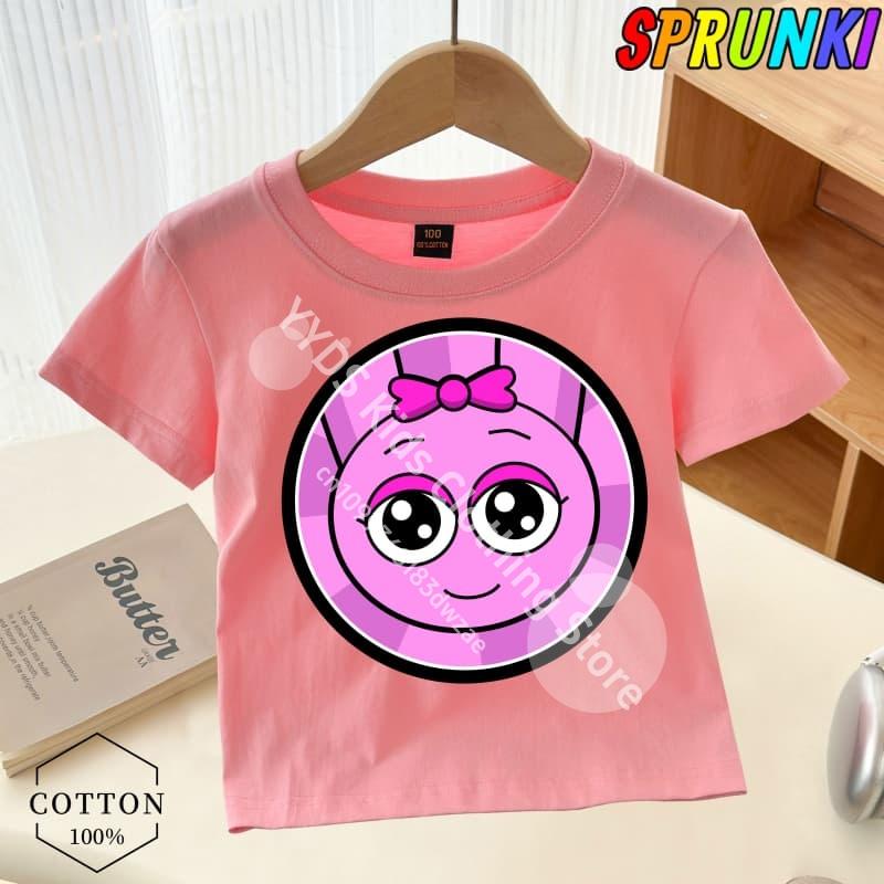 T-Shirts Kinder Sprunki T-Shirt Kinder Horrorspiel Incredibox T-Shirt Baby Mädchen Kurzarm T-Shirts Jungen Kleidung Cartoon Oberteile