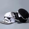 Trendy And Fashionable Adjustable Cap In Classic Black And White With Eye-catching Cross And Letter Designs