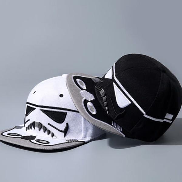 Trendy And Fashionable Adjustable Cap In Classic Black And White With Eye-catching Cross And Letter Designs