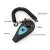 Zweifarbiger Haustiertraining-Clicker & Pfeife mit Lanyard
