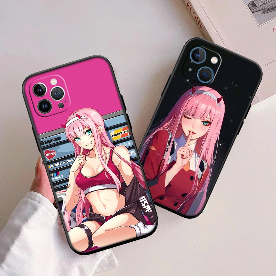 RA34 Zero Two New High-End Shell Phone Case for Redmi Note 10 11 12 Pro Max 10S 10C 10T 11A 11S 12S 12C
