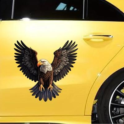 Naklejki samochodowe 3D Flying Eagle HD na drzwi, okna, karoserię, winylowe elementy amerykańskie Rozłóż skrzydła i szybuj