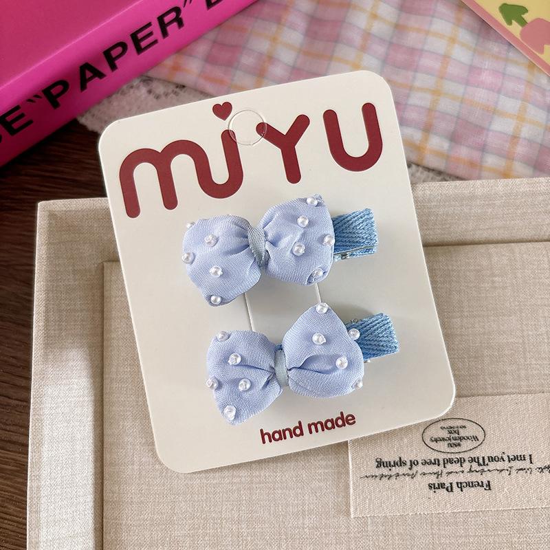 Korean Style Sweet Candy Color Bead Hair Clips for Kids Girls Half Clip Side Barrette Cute Versatile Children Hair Accessories
