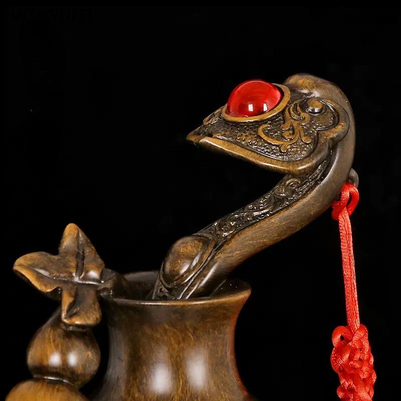 Home Decoration Accessories Baifu Ruyi Gourd Ornament Feng Shui Ornaments Gift for Store Opening 1pcs Resin Crafts