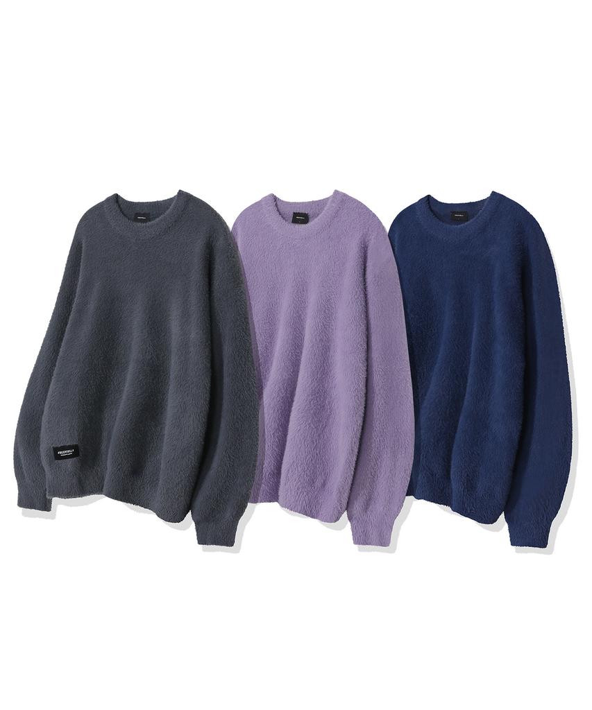 BEENTRILL Hairy Knit (Purple)