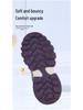 Kids' Pink Lace-Up Plush Snow Boots - High-Top, Thickened, Warm Winter Shoes for Girls.