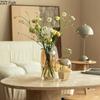 Amber Color Glass Vase Transparent Hydroponics Flower Pots Decorative Flower Arrangement Desk Decoration Vases Modern Home Decor