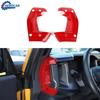 2X Center Console Both Side Handle Cover Decor Trim For Ford Bronco 21+Red ABS