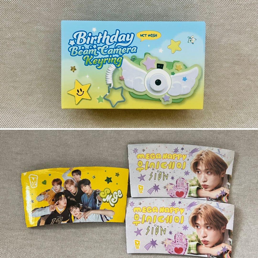 

[USED] NCT WISH×MEGA COFFEE Camera Key Ring & Cup Holder