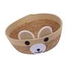 Rattan Rope Cat Bed 4 Season Universal Cute Bear Model Kitten Sleeping Nest for Pet Supplies