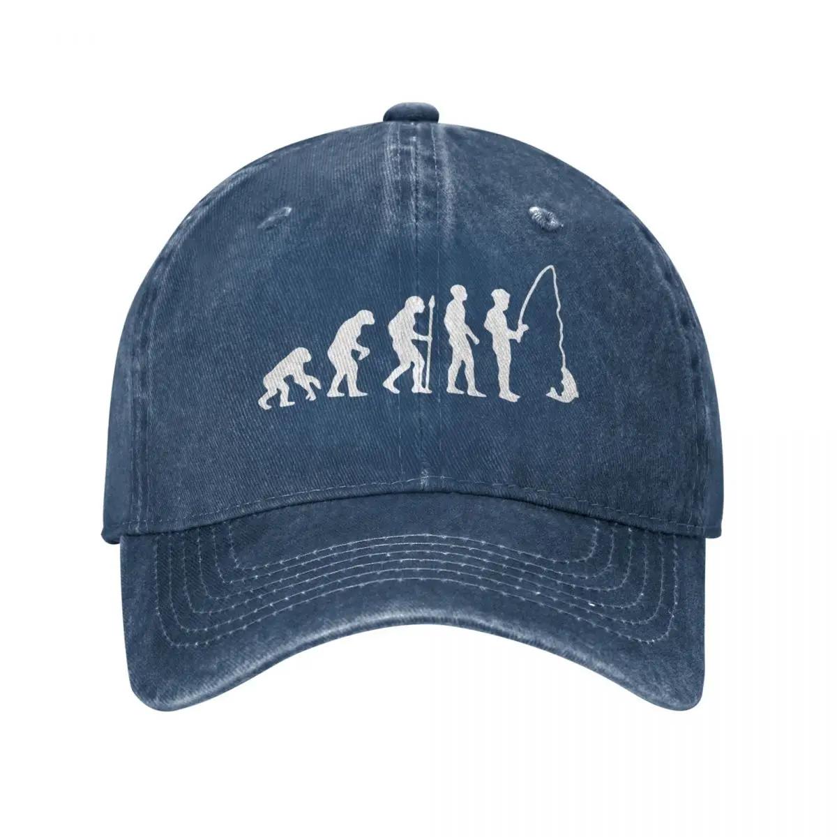 

2026 Casual Baseball Caps Snapback Hat Evolution Of Fishing Born Spring Summer Cap Fish Washed Washed Casquette Gorras Hip Hop Adjustable