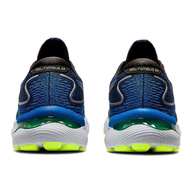 Asics Gel Nimbus 24 Black Blue Lake Drive Sneakers 1011B359-003