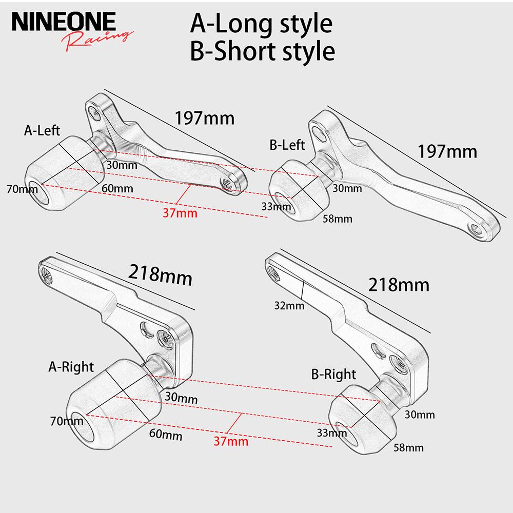 For Kawasaki Ninja400 Ninja 400 2018-2024 Frame Slider Crash Protector Motorcycle Falling Protection Frame Engine Crash Pad
