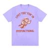 I Put The Fun In Dysfunctional Tshirt Funny Vintage Cat Meme Cartoon Tee Shirt Unisex Women Summer Streetwear Casual Humor T Shirt